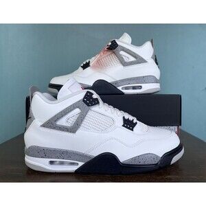 Nike Air Jordan 4 Retro OG "White Cement" 2025 Men's Size 12 FV5029-100